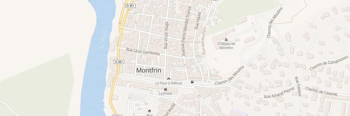 Plan du 5 Rue Gambetta à Montfrin