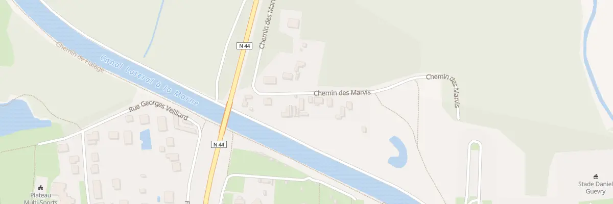 Plan du 10 Che des Marvis à Vitry-le-François