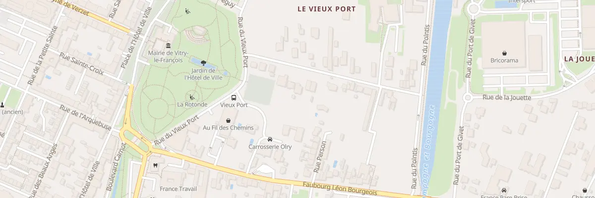 Plan du 11 Rue de la Citadelle à Vitry-le-François