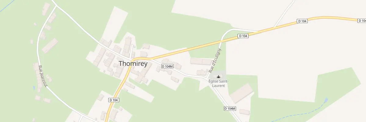Plan du 5 Rue de l’Eglise à Thomirey