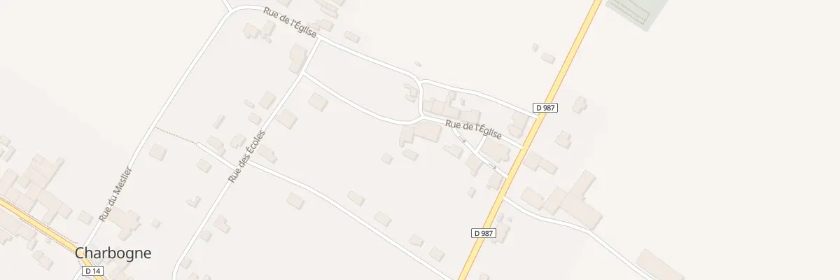 Plan du 18 Rue de l’Eglise à Charbogne