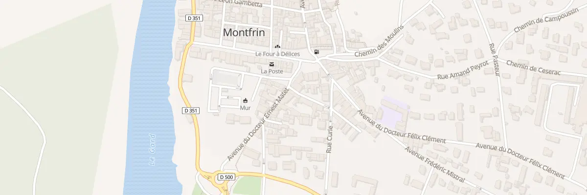 Plan du 7 Av du Docteur Matet à Montfrin