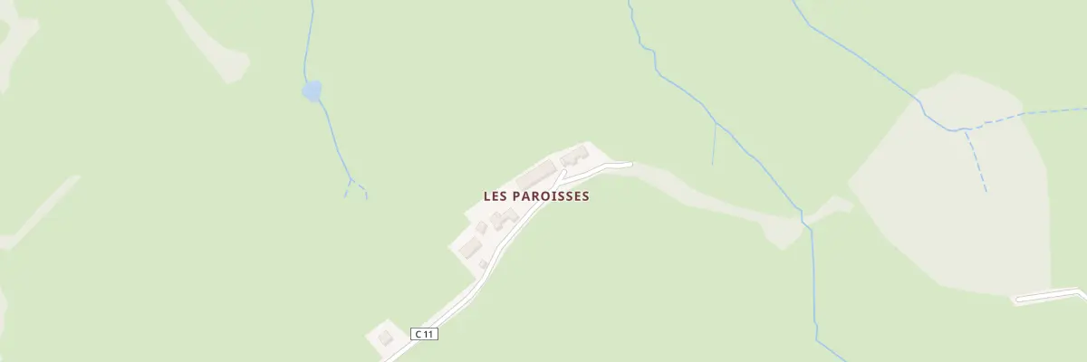 Plan du 3 Les Paroisses à Villeneuve-en-Montagne