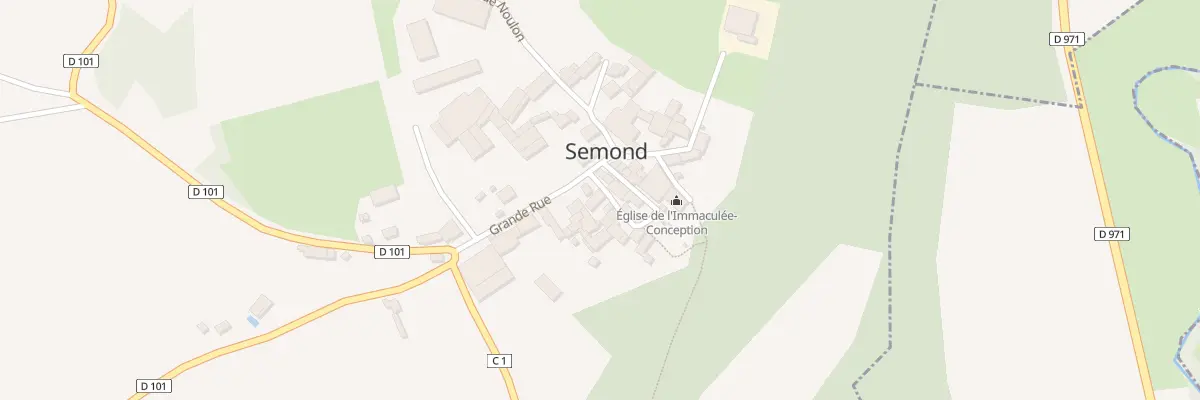 Plan du 2 Rue de la Mare à Semond