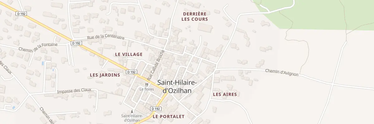 Plan du 10 Grand Rue à Saint-Hilaire-d’Ozilhan