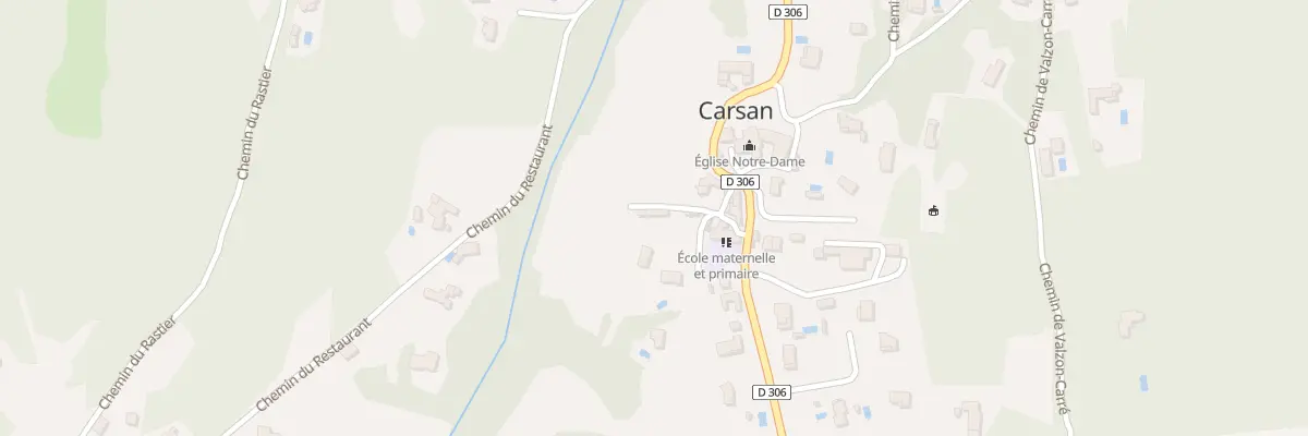 Plan du 57 Rue de l’Ancienne Ecole à Carsan