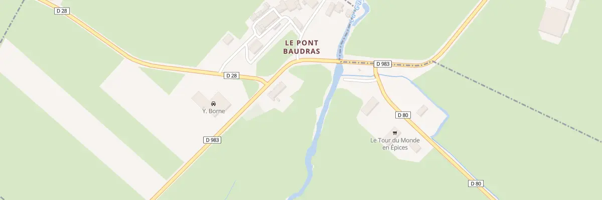 Plan du 9 Le Pont Baudras à Saint-Martin-du-Tartre