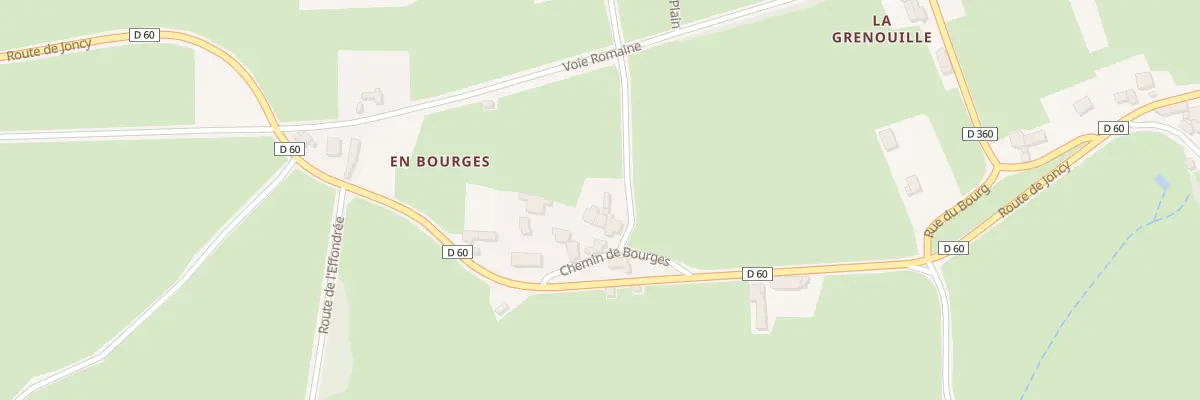 Plan du 7 Che de Bourges à Saint-Clément-sur-Guye