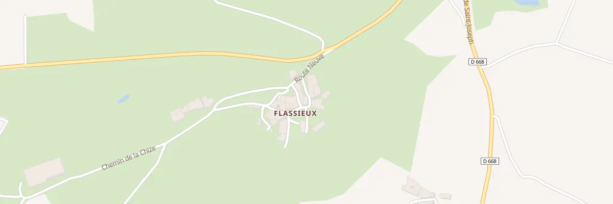 Plan du 5205 Flassieux à Chabanière
