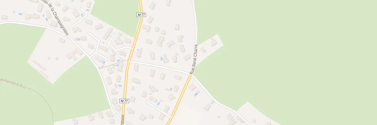 Plan du 1 Che de Fer à Saint-Martin-la-Plaine