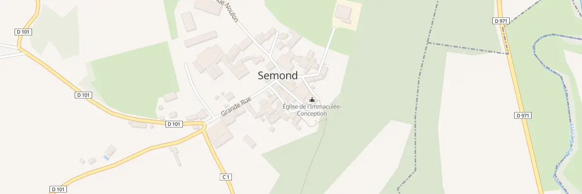 Plan du 2 Rue de la Chapelle à Semond