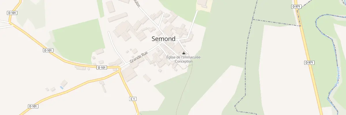 Plan du 7 Rue de la Mare à Semond