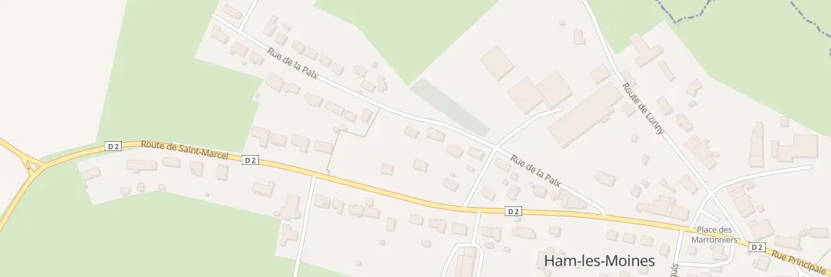 Plan du 10 Rue de la Paix à Ham-les-Moines