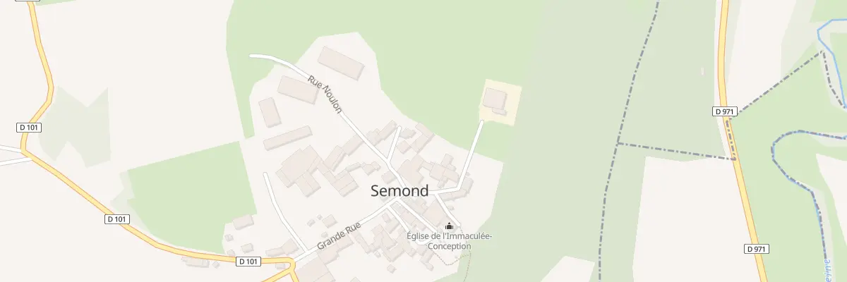 Plan du 2 Rue de la Cour à Semond