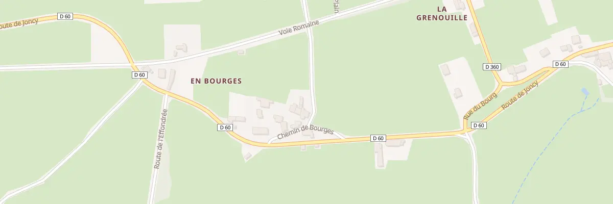 Plan du 9 Che de Bourges à Saint-Clément-sur-Guye