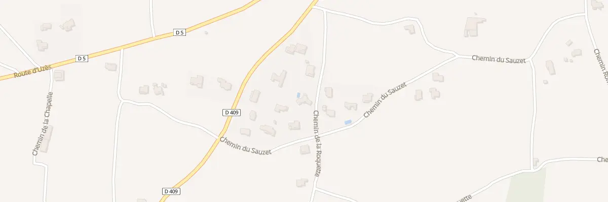Plan du 5737 Che de la Roquette à Tresques