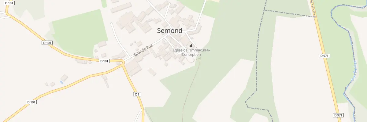 Plan du 6 Rue de la Mare à Semond