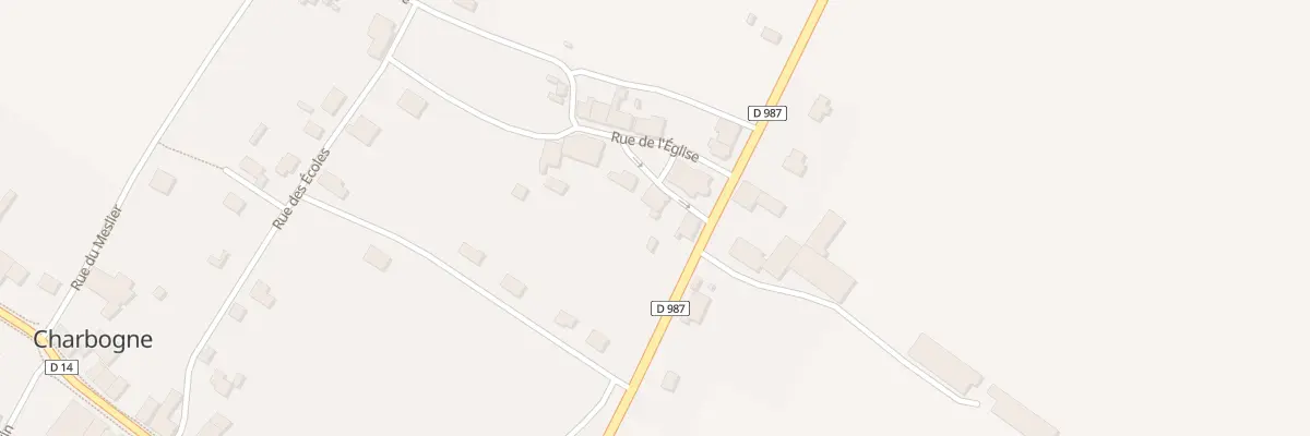 Plan du 24 Rue de l’Eglise à Charbogne