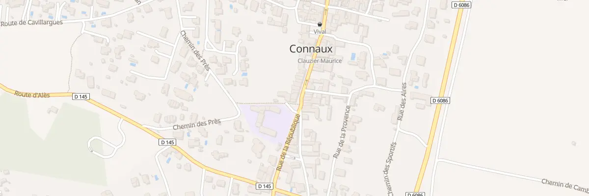 Plan du 220 Rue de la République à Connaux