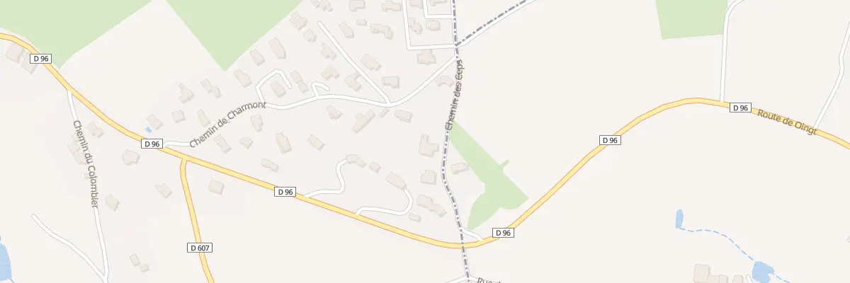 Plan du 235 Che des Ceps à Val d’Oingt
