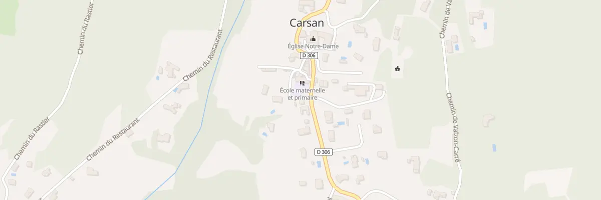 Plan du 5005 Carsan Ouest à Carsan