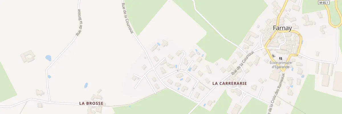 Plan du 420 Rue de la Courroux à Farnay