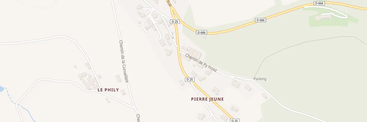 Plan du 38 Che de Py Froid à Yzeron