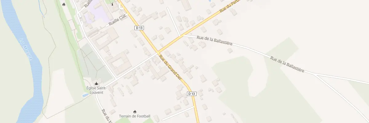 Plan du 14 Rue du Grand Der à Frignicourt