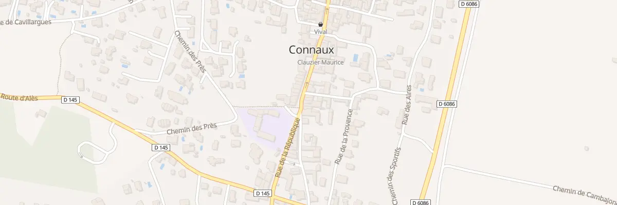 Plan du 5189 Rue de la République à Connaux