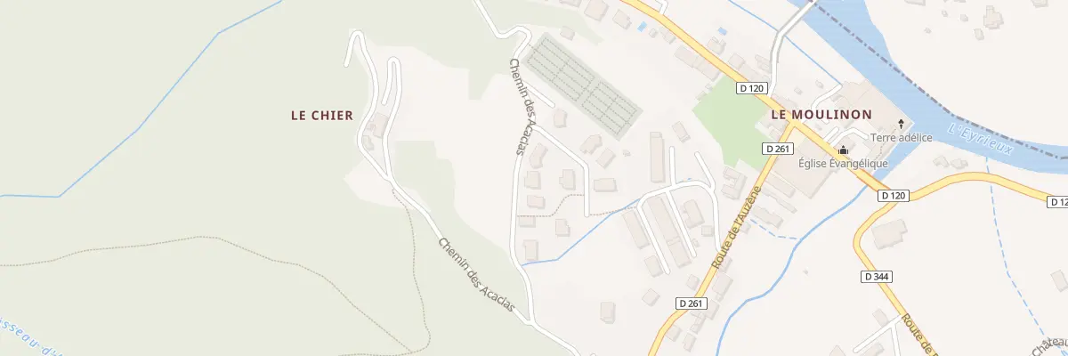 Plan du 9 Che des Acacias à Saint-Sauveur-de-Montagut