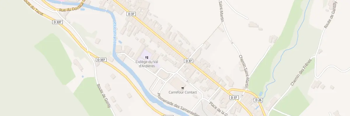 Plan du 404 Rue Général Leclerc à Beaujeu