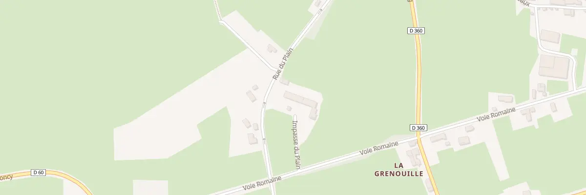 Plan du 2 Imp du Plain à Saint-Clément-sur-Guye
