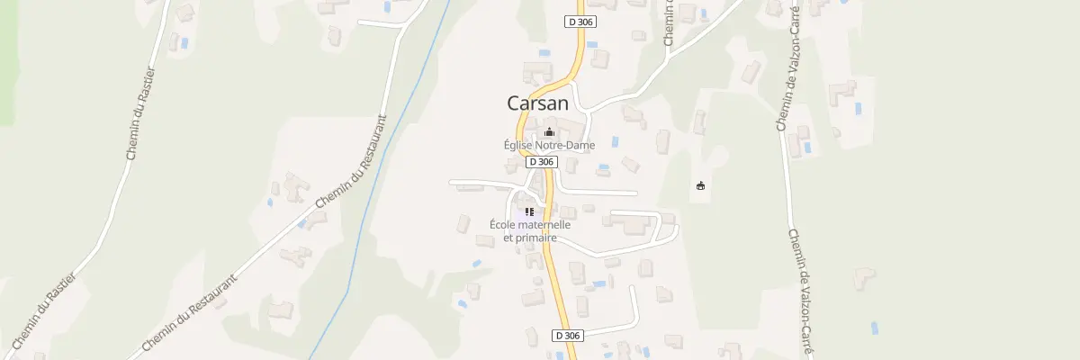 Plan du 5168 Le Village à Carsan
