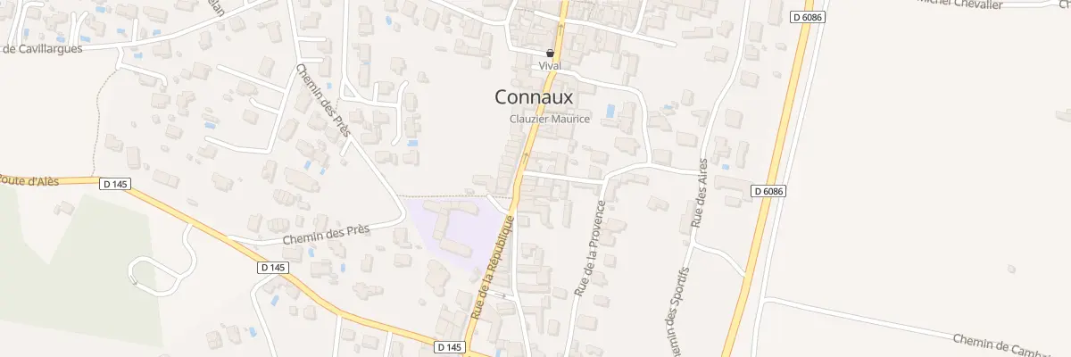 Plan du 5187 Rue de la République à Connaux