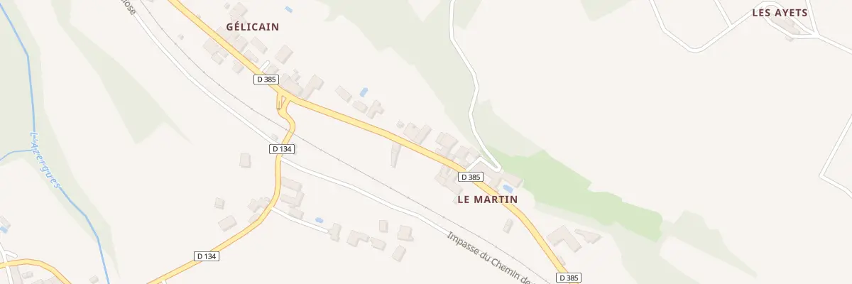 Plan du 5018B Le Martin au Breuil