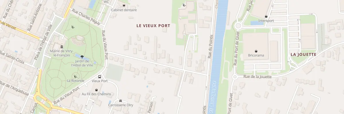 Plan du 32 Rue de la Citadelle à Vitry-le-François