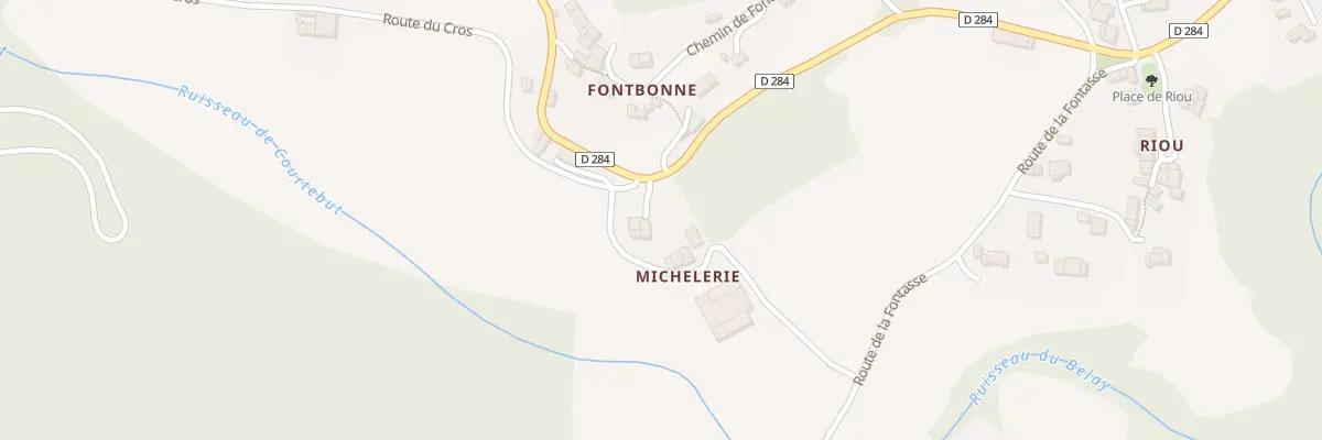 Plan du 5062 Michelerie à Silhac