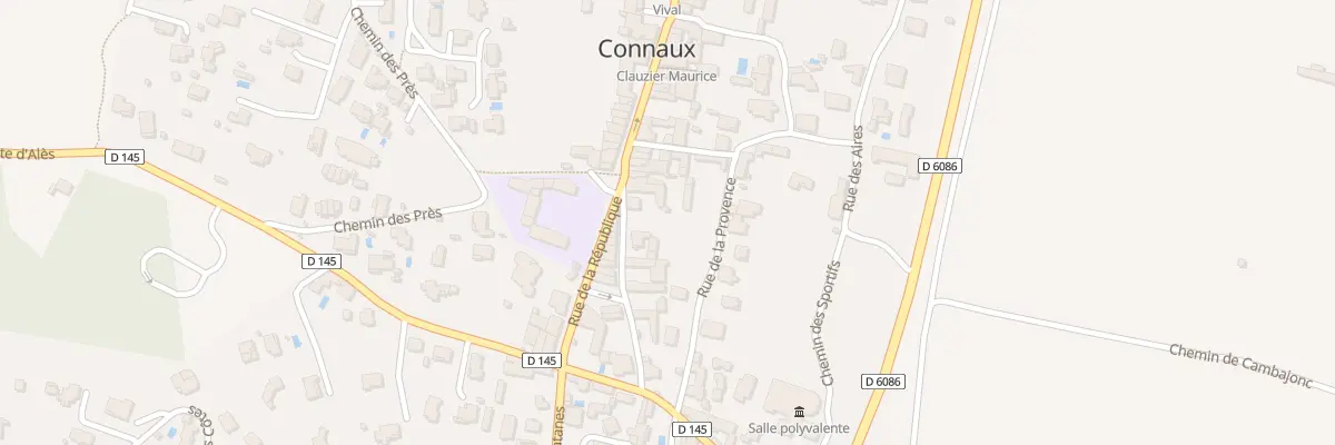 Plan du 5701 Rue de la Provence à Connaux