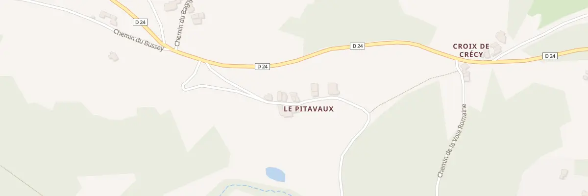 Plan du 241 Che du Soupat à Chevinay