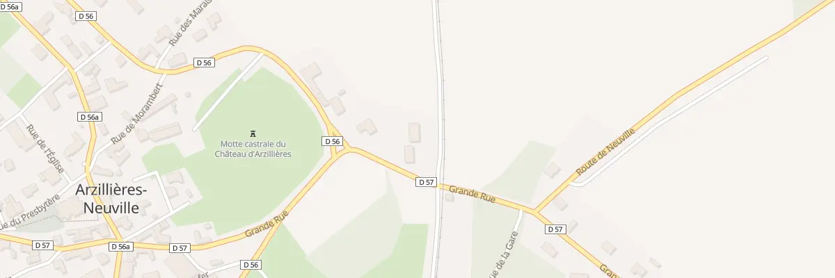Plan du 21B Gr Grande Rue à Arzillières-Neuville