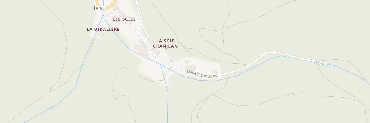 Plan du 697 Les Scies à Doizieux