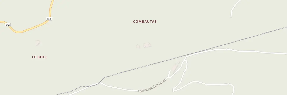 Plan du 5161 Combautas à Pranles