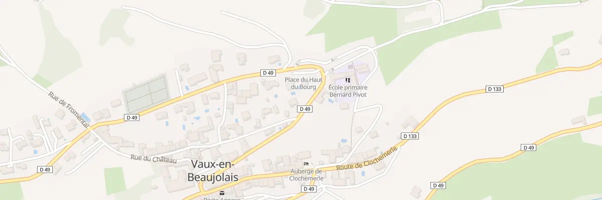 Plan du 349 Rte de la Cime à Vaux-en-Beaujolais