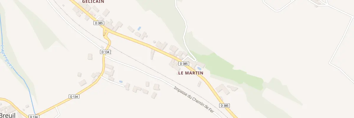 Plan du 5019 Le Martin au Breuil