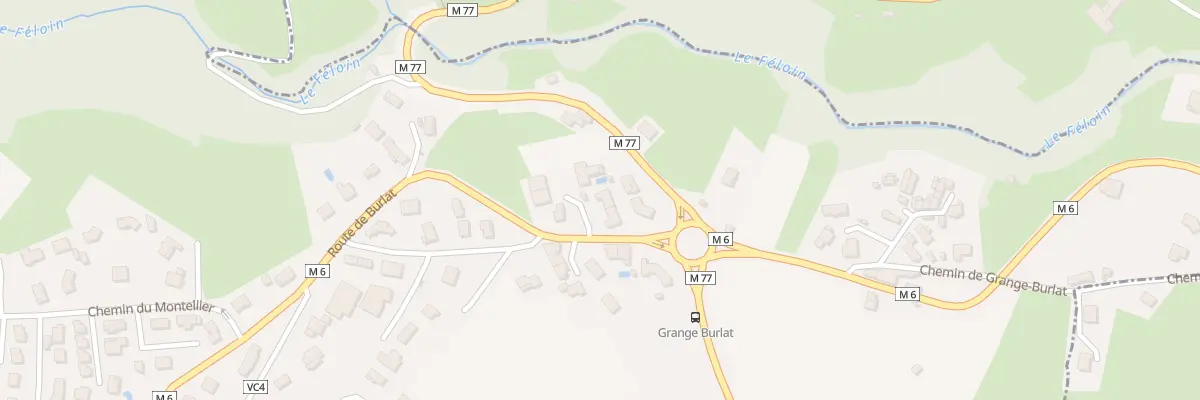Plan du 690 Rte de Burlat à Genilac