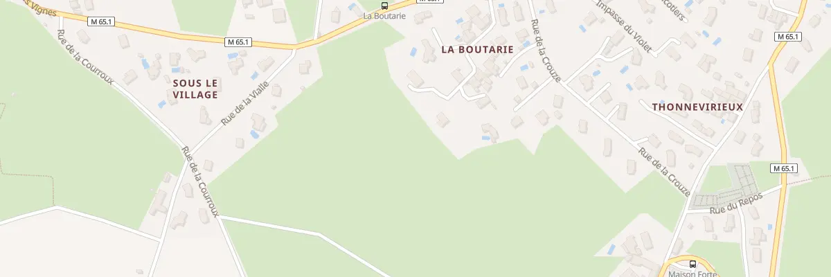 Plan du 145 Che de la Boutarie à Farnay