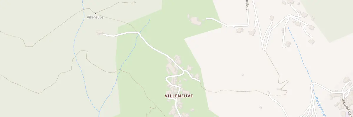 Plan du 740 Che de Villeneuve à Coux