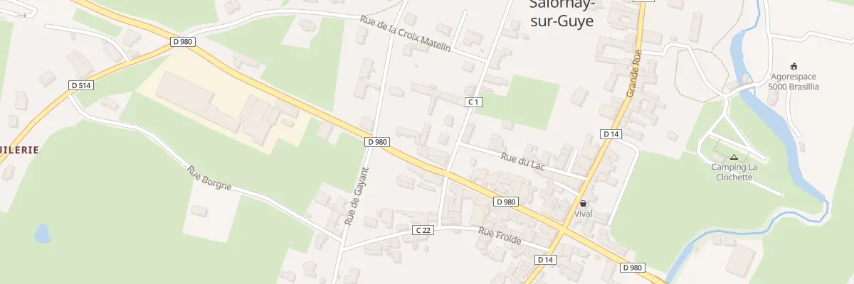 Plan du 1A Rue de Chatille à Salornay-sur-Guye