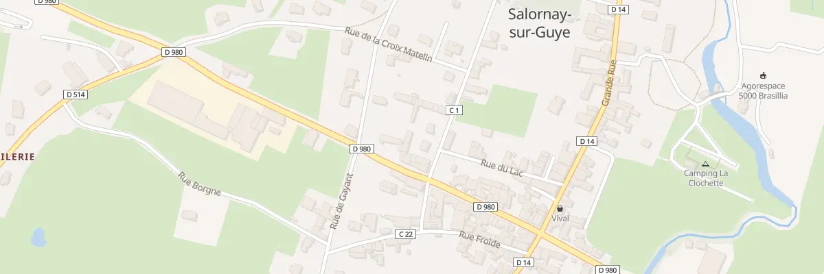 Plan du 1 Rue de Chatille à Salornay-sur-Guye