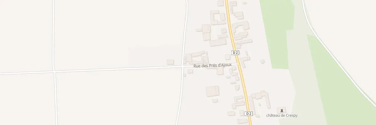 Plan du 7 Rue des Pres d’Ajoux à Crespy-le-Neuf